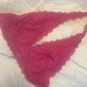 Free People Lace Halter Bralette